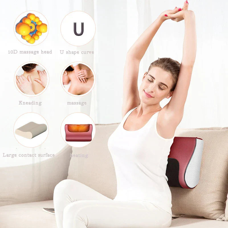 Nivara™ Red Pillow Massager – جهاز تدليك الوسادة الحمراء