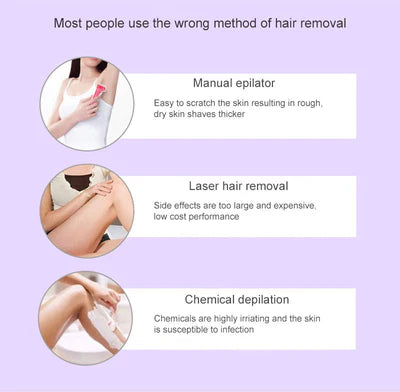 Nivara™Purple Epilator – آلة إزالة الشعر البنفسجية