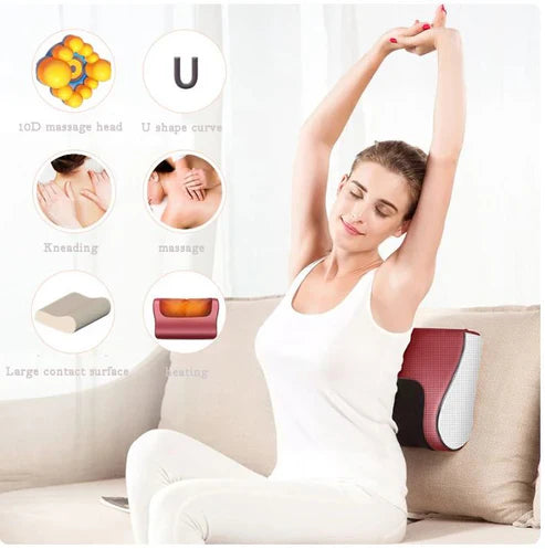 Nivara™ Red Pillow Massager – جهاز تدليك الوسادة الحمراء