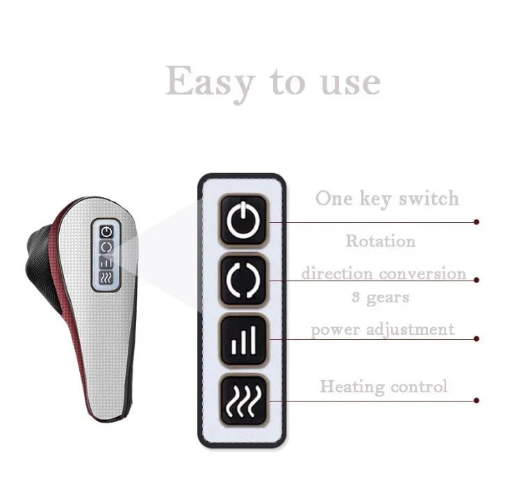 Nivara™ Red Pillow Massager – جهاز تدليك الوسادة الحمراء