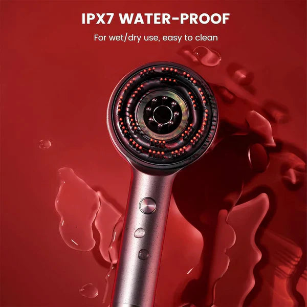 Nivara™ Scalp Massager Brush (Red) – فرشاة تدليك فروة الرأس (حمراء)